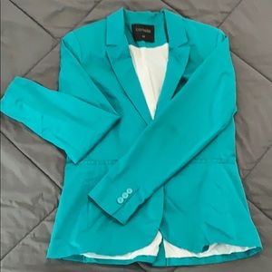 Green woman’s blazer